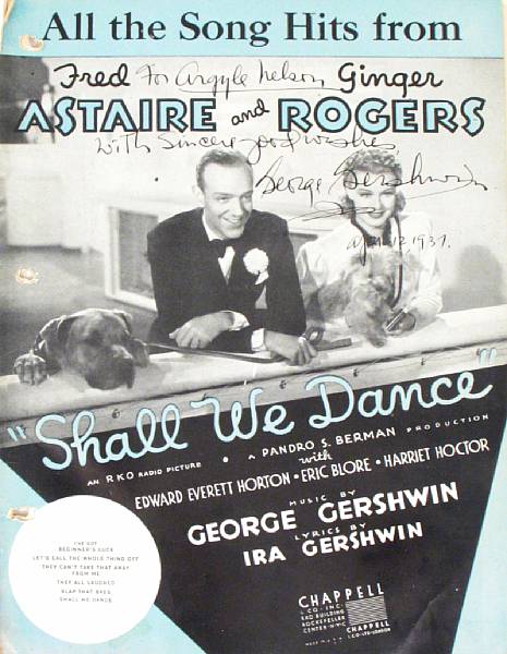 Appraisal: GERSHWIN GEORGE - Autograph Sentiment Signed George Gershwin on cover