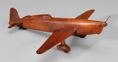 Appraisal: Caudron C Air Racer aircraft model mahogany construction low wing