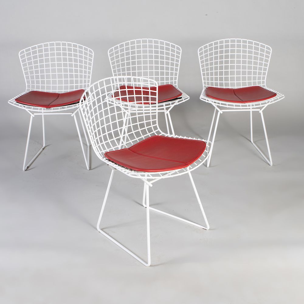 Appraisal: Set of Four Bertoia Side Chairs Designed for Knoll International