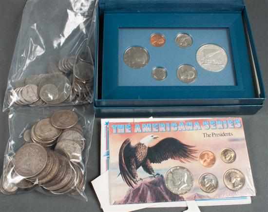 Appraisal: Selection of United States silver and other coins including Morgan