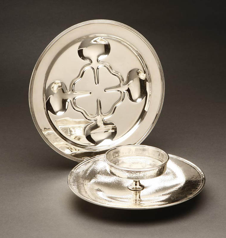 Appraisal: Shreve centerpiece Unger Brothers tray sterling Shreve centerpiece Unger Brothers