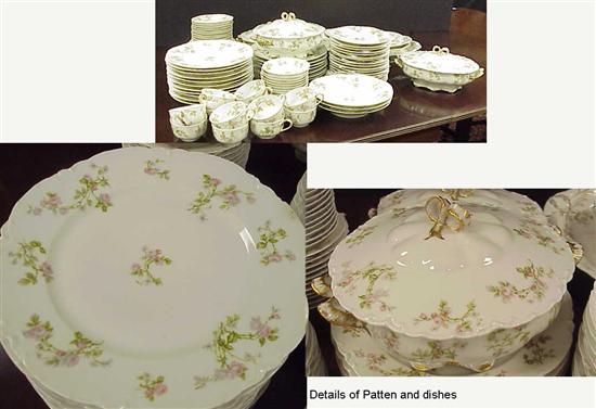 Appraisal: Haviland Limoges France Frontenac pattern one platter two round covered