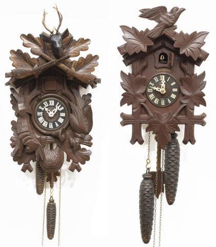 Appraisal: lot of German Black Forest cuckoo clocks thc each in