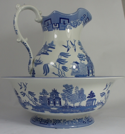 Appraisal: Spode Jug and bowl cm in height