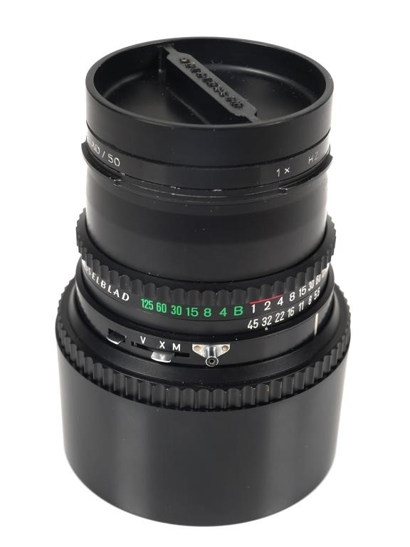 Appraisal: Hasselblad Carl Zeiss T S-Planar f mm lens Hasselblad caps