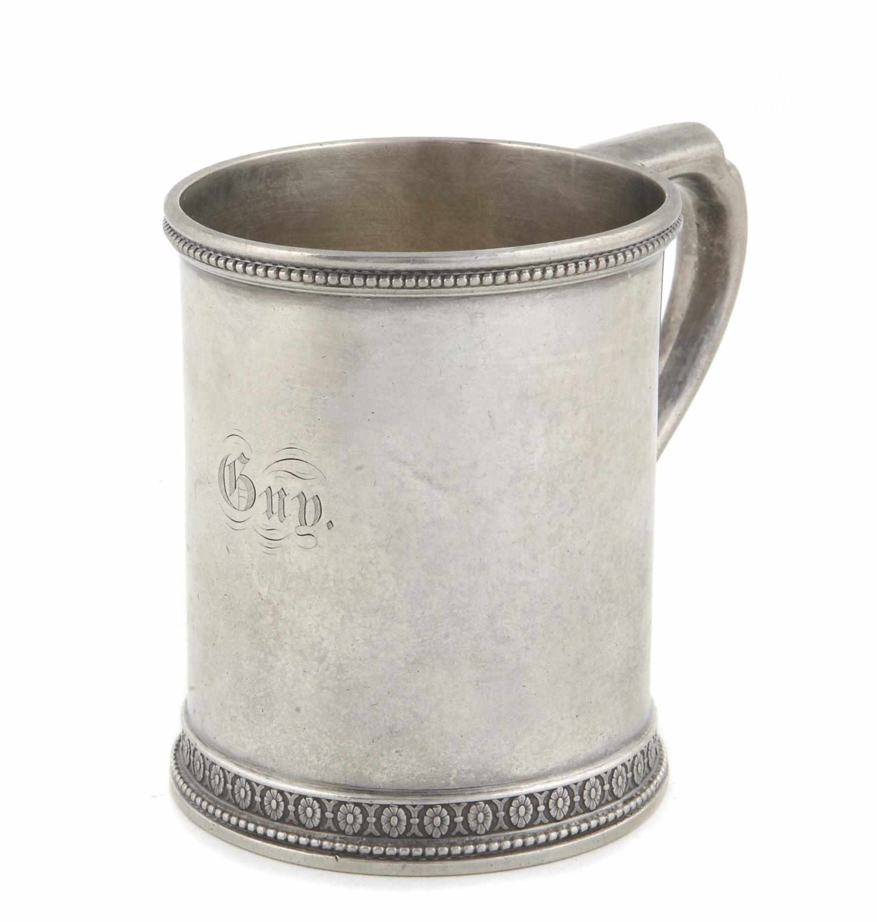 Appraisal: An ''English sterling'' child's cup Wm Gale New York NY