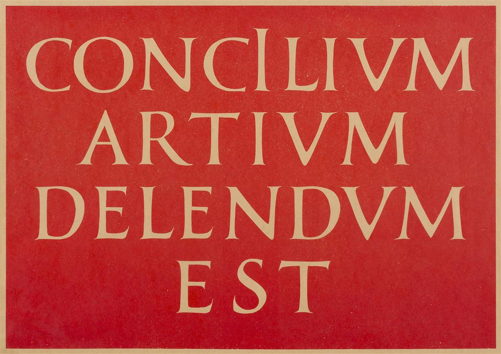 Appraisal: IAN HAMILTON FINLAY C B E SCOTTISH - CONCILIUM ARTIUM