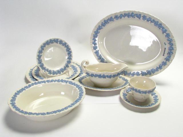 Appraisal: Partial Set Wedgwood Queens Ware ''Cherish'' including five cups six