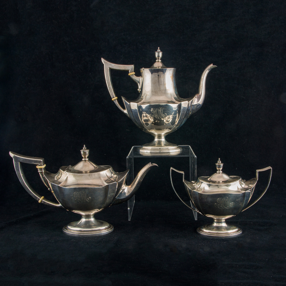 Appraisal: A PC GORHAM PLYMOUTH STERLING HOT BEVERAGE SERVICE A pc