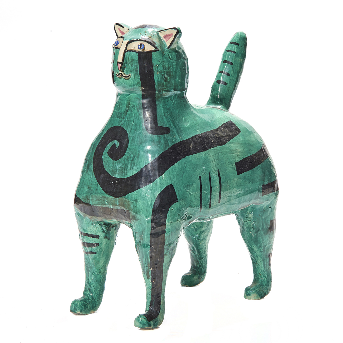 Appraisal: SCULPTURE LESLIE SAFARIK Leslie Safarik American th century Cat circa