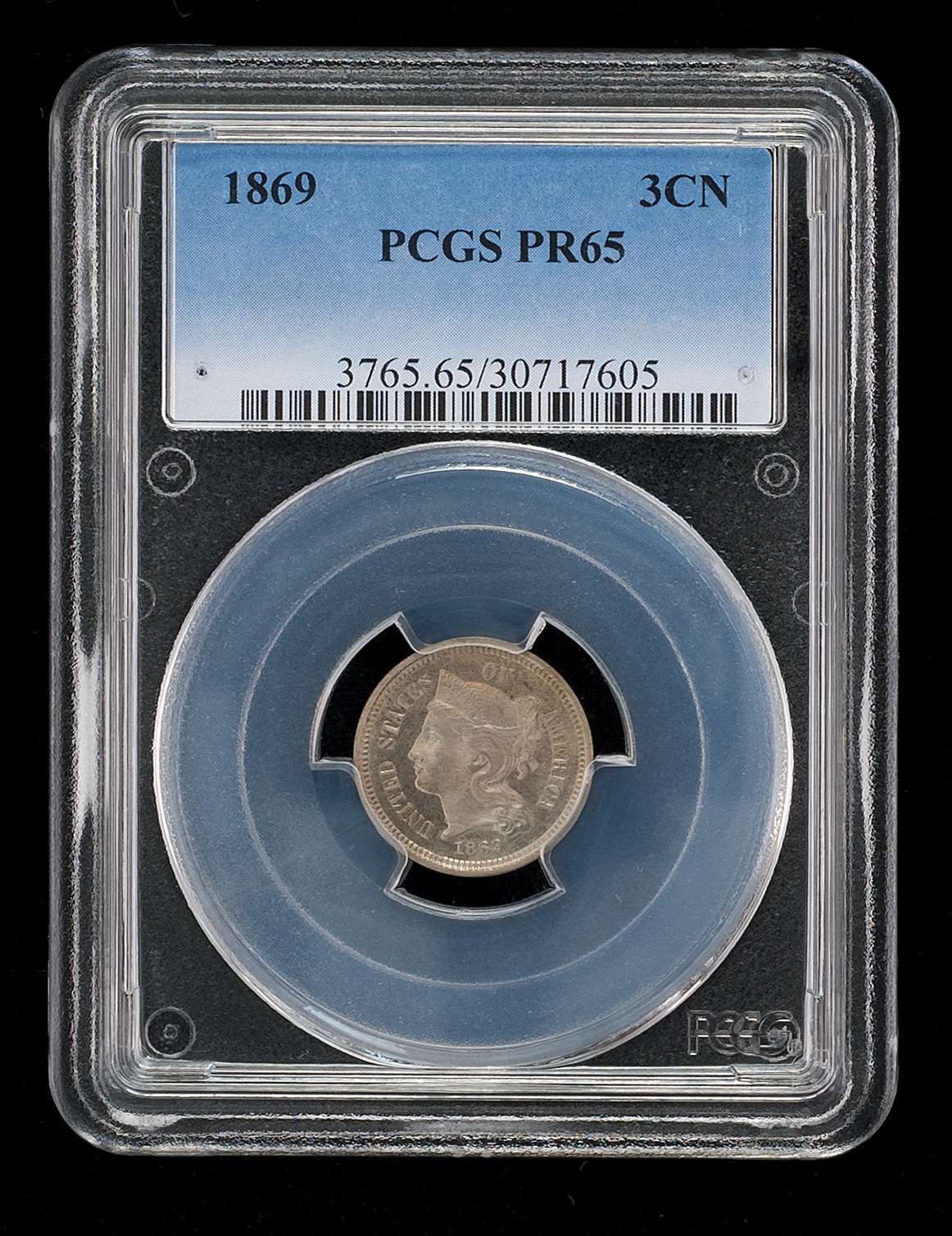 Appraisal: CENT PIECE PROOF PCGS graded PR