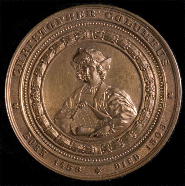 Appraisal: - Columbian Exposition Souvenir Medal copper mm the obverse depicts