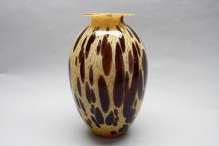 Appraisal: Murano Style Glass Vase Murano Style Glass Vase Height in