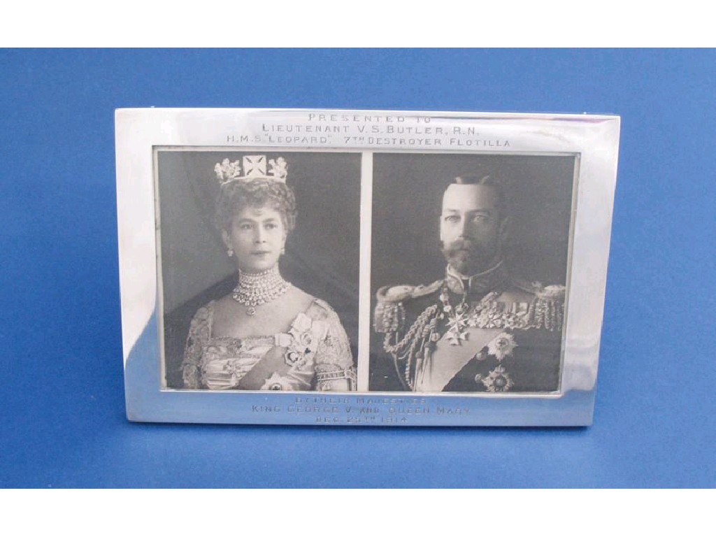 Appraisal: AN AUTOGRAPHED PHOTOGRAPH of King George V and Queen Mary