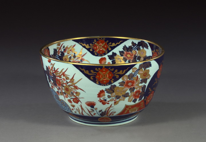 Appraisal: Large Japanese Taisho Richly Gilt Imari Porcelain Punchbowl first quarter