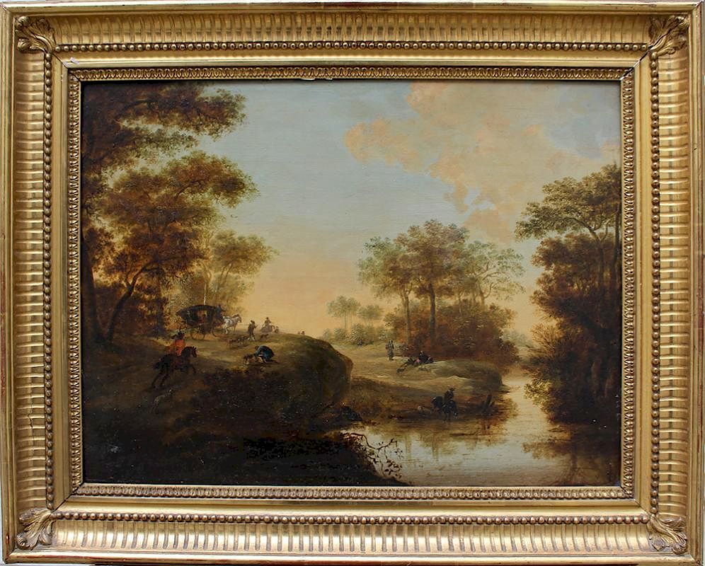 Appraisal: Pieter Meulener - -attributed Pieter Meulener - -attributed Landscape with