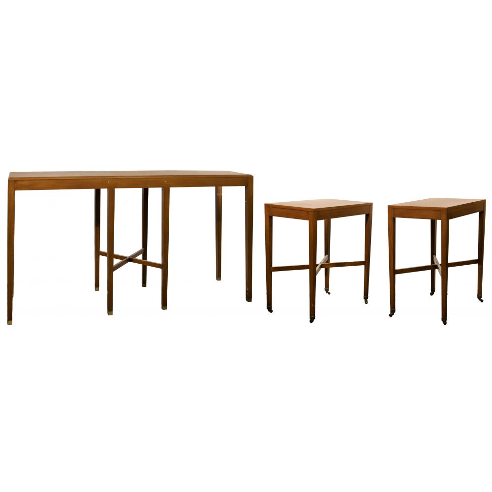 Appraisal: CONTEMPORARY TABLE ASSORTMENT tables including a pair of rectangular tables