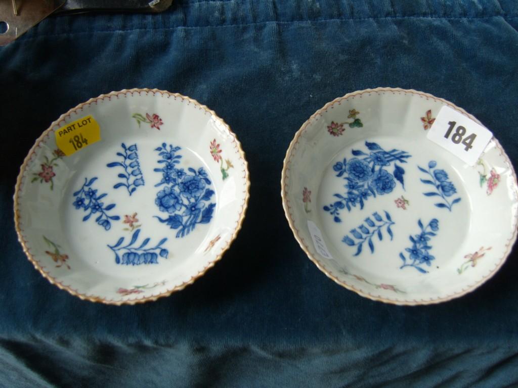 Appraisal: A pair of th century dishes of circular form with