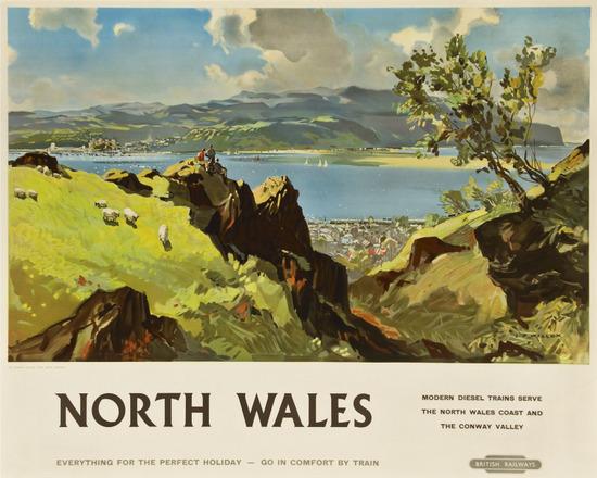 Appraisal: WILCOX Leslie ArthurNORTH WALES British Railways lithograph in colours c