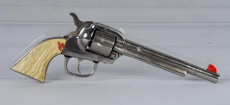 Appraisal: Cast Iron Kilgore Roy Rogers Cap Gun Description Heavily polished