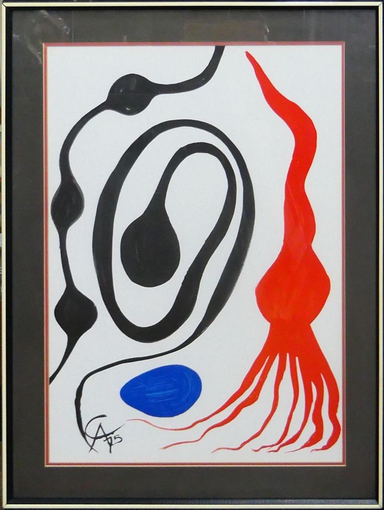 Appraisal: ALEXANDER CALDER USA - LITHOGRAPH Alexander Sandy Calder AMERICAN CONNECTICUT