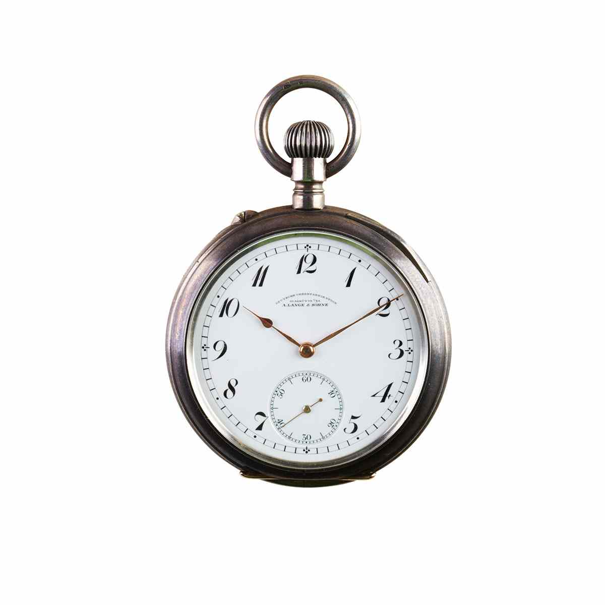 Appraisal: A Lange S hne Glash tte Stemwind Openface Pocket Watch