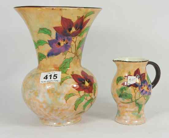 Appraisal: Royal Doulton Magnella Vase height cm and a matching smaller