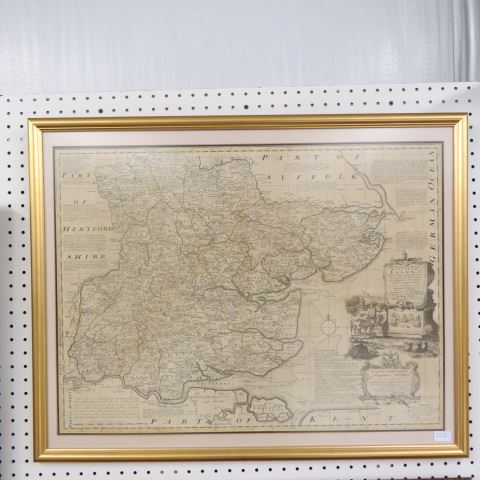 Appraisal: Fine Print Map of Englandin the th century x