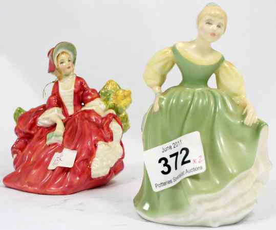 Appraisal: Royal Doulton Figure Lydia HN and Fair Maiden HN boxed