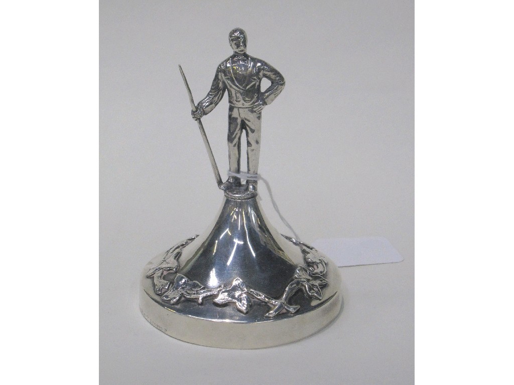 Appraisal: Silver snooker or billiards trophy lid London