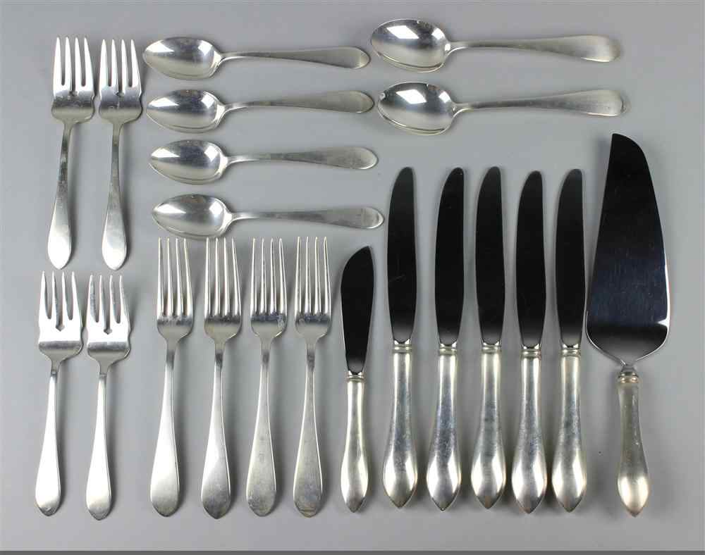 Appraisal: AN ASSEMBLED PART FLATWARE SERVICE WITH REED AND BARTON FOUR