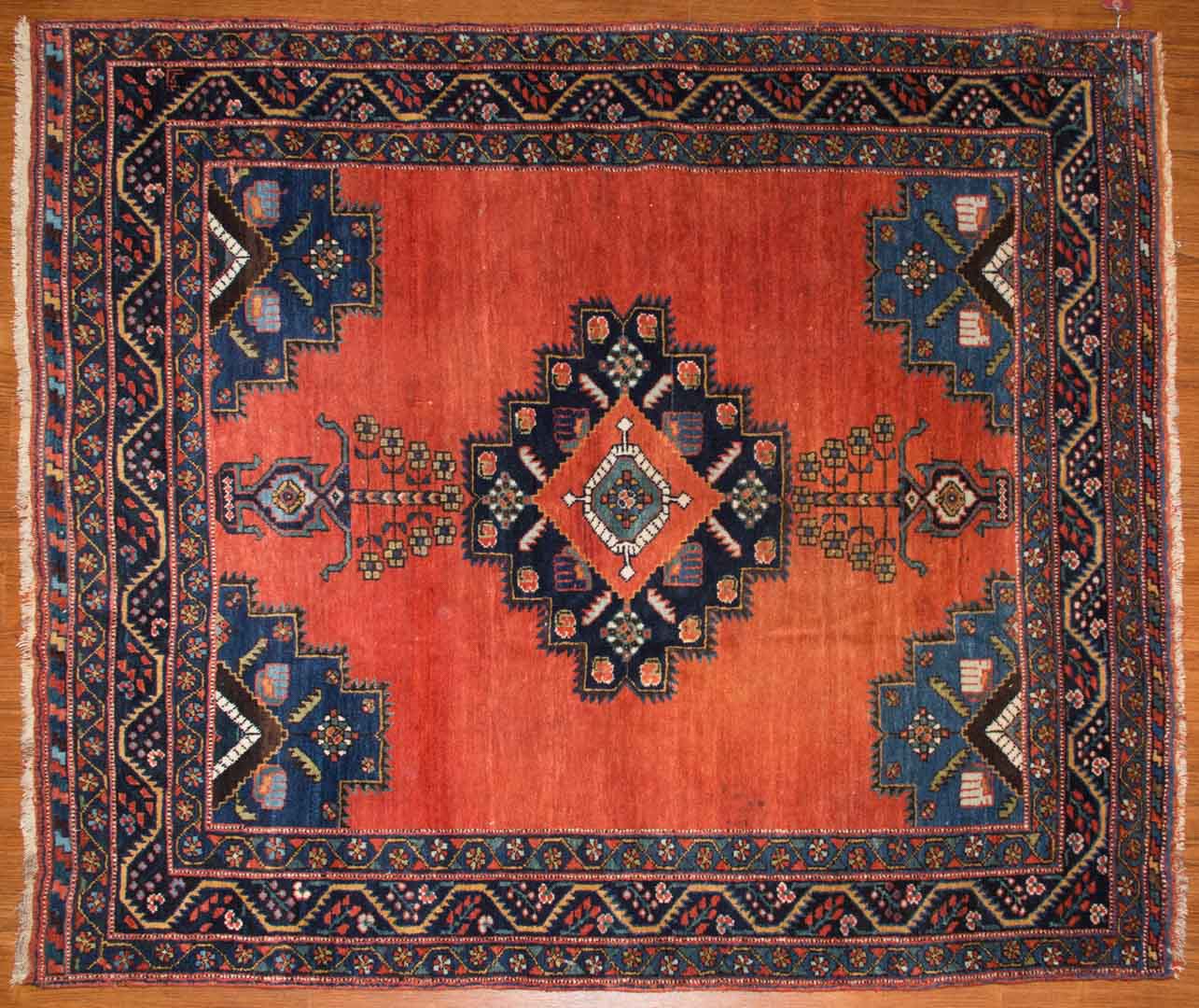 Appraisal: Antique Afshar rug approx x Persia circa Condition Good condition