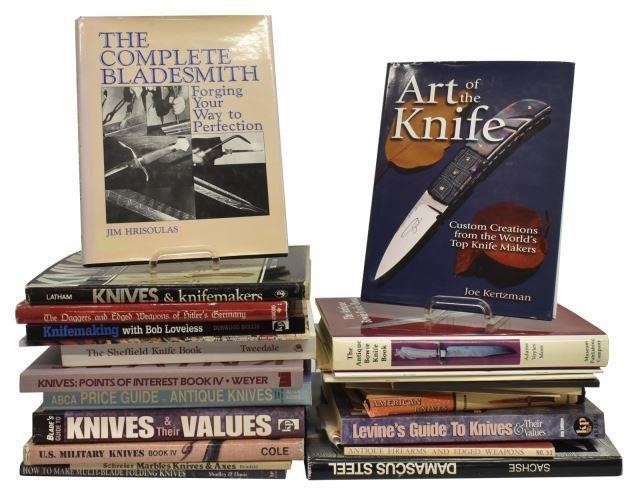 Appraisal: lot of Collection of books comprising The Antique Bowie Knife