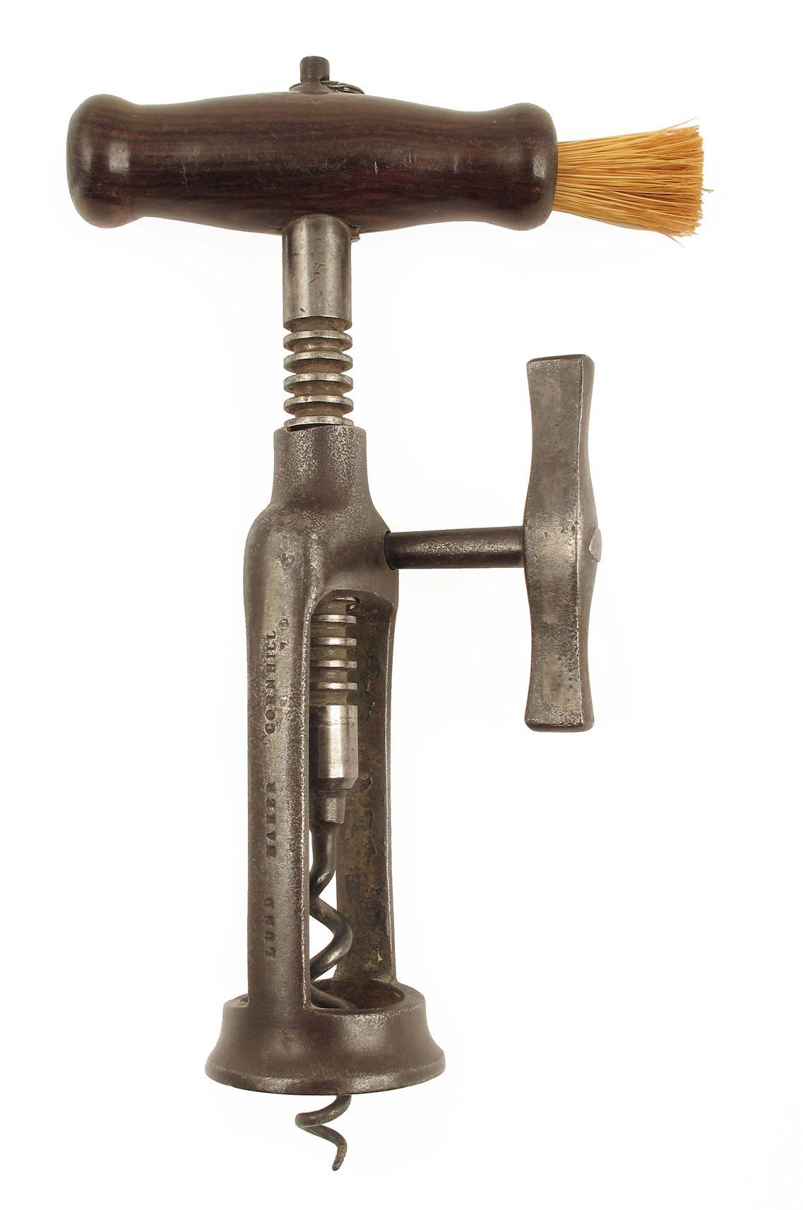 Appraisal: A Lunds London Rack steel corkscrew