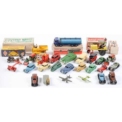 Appraisal: Die cast and tinplate toys A collection to include Dinky