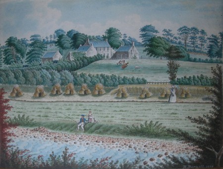 Appraisal: R BARNETT MANSE OF OLD GREENOCK Signed and dated watercolour