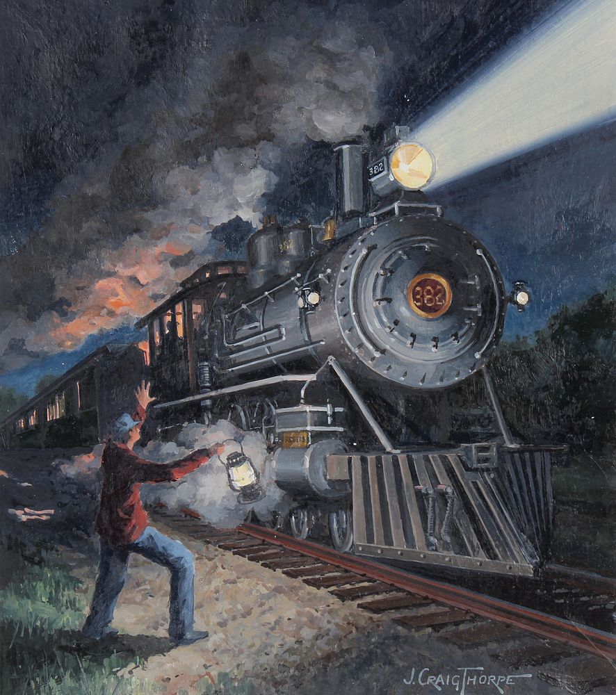 Appraisal: J Craig Thorpe B Mississippi Locomotive J Craig Thorpe American