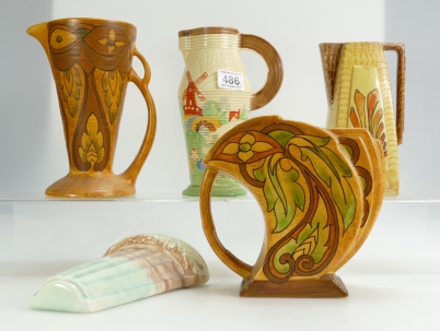 Appraisal: A collection of Wade and Wade Heath Flaxman ware jugs