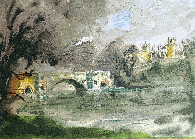 Appraisal: John Piper British - Blenheim Bridge Levinson signed and numbered