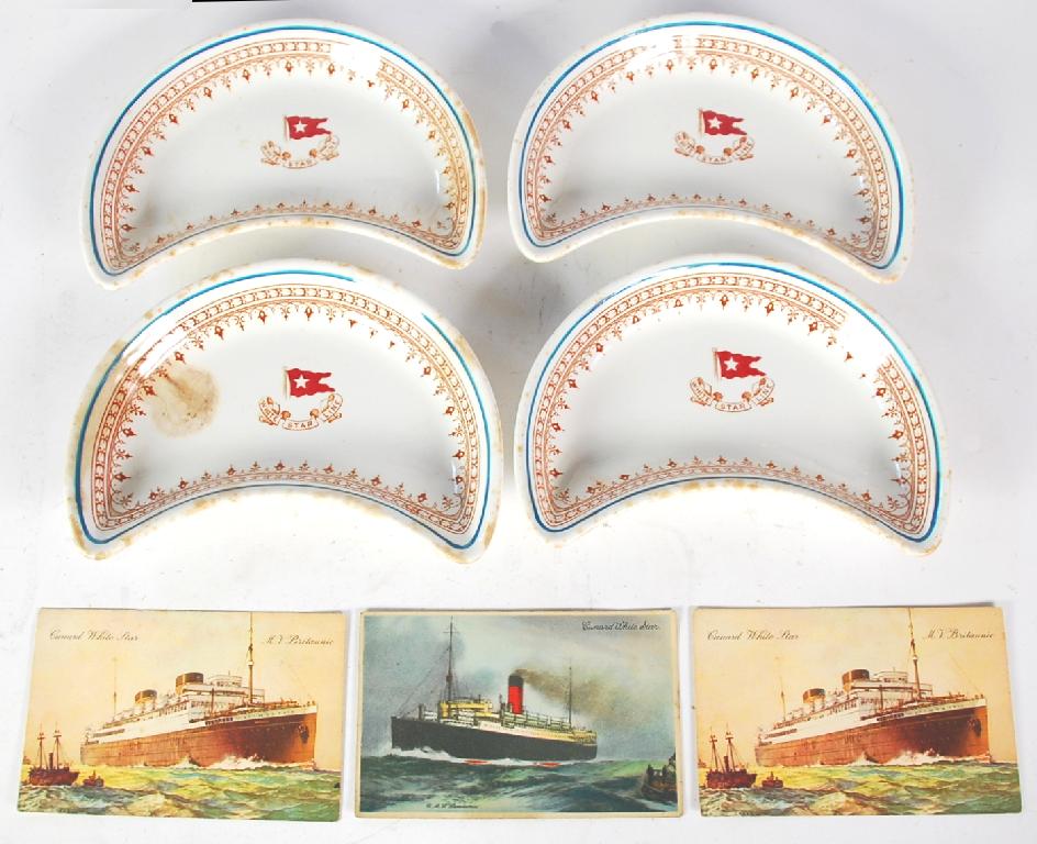 Appraisal: SET OF FOUR KEELING CO LOSOL WARE WHITE STAR LINE