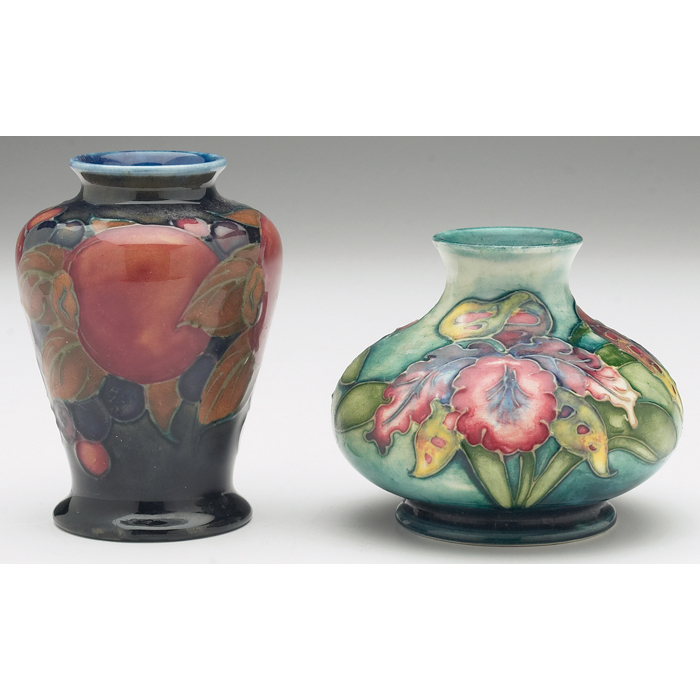 Appraisal: Moorcroft vase pomegranate design w x h with a Moorcroft