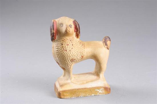 Appraisal: CHALK DOG American nd half- th century Standing poodle with