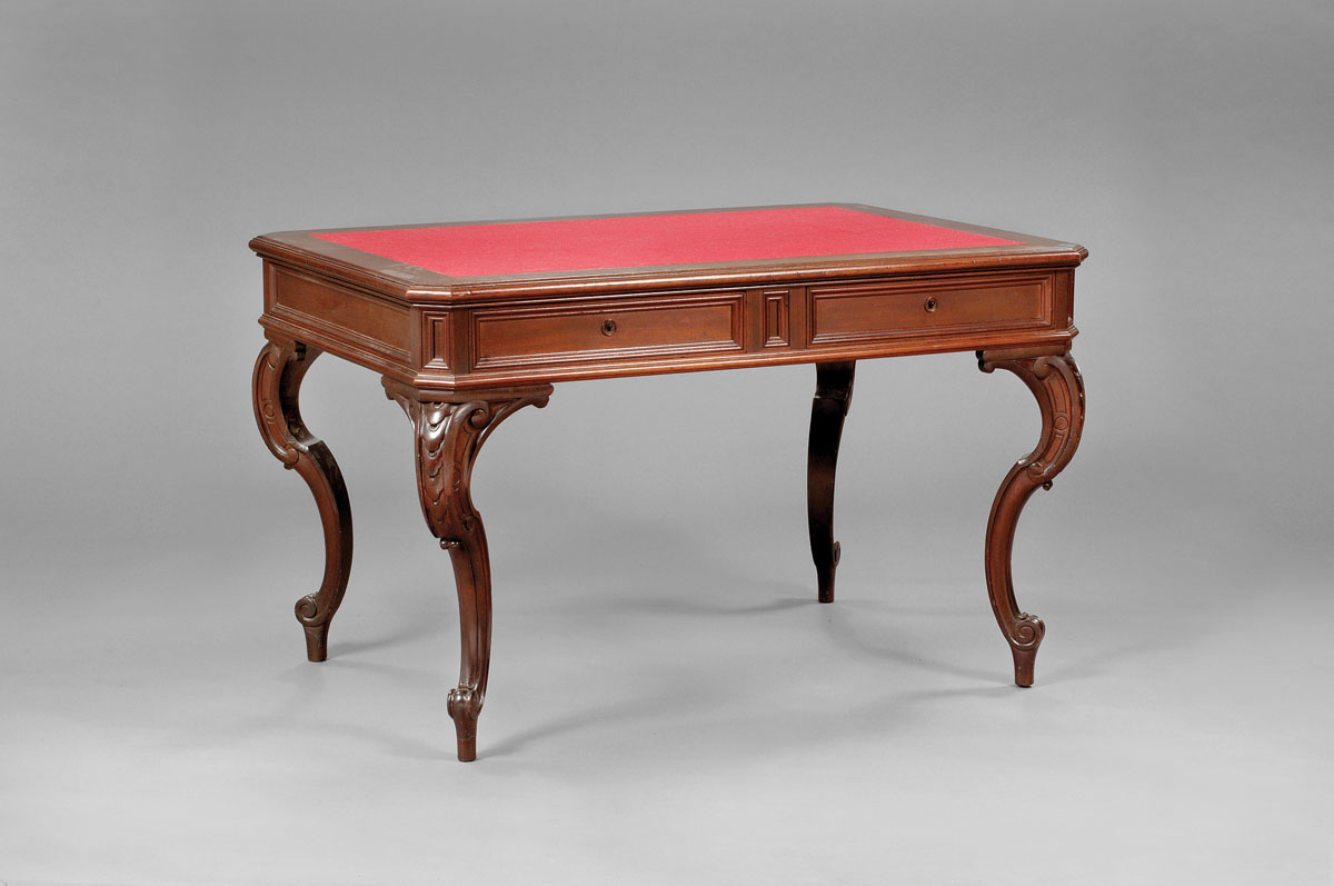 Appraisal: NEW YORK CLASSICAL LIBRARY TABLE ATTRIBUTED TO ALEXANDER ROUX The