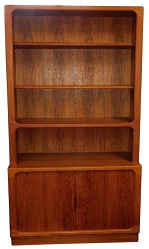 Appraisal: A Danish Glostrup Mobelfabrik teak cupboard bookcase with three shelves