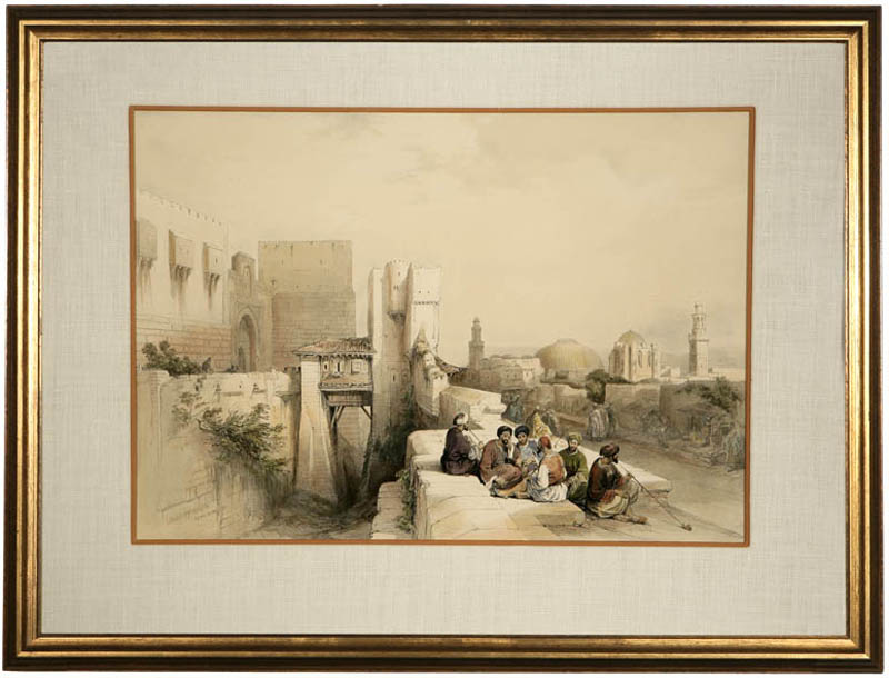 Appraisal: David Roberts - David Roberts - Scottish Citadel of Jerusalem