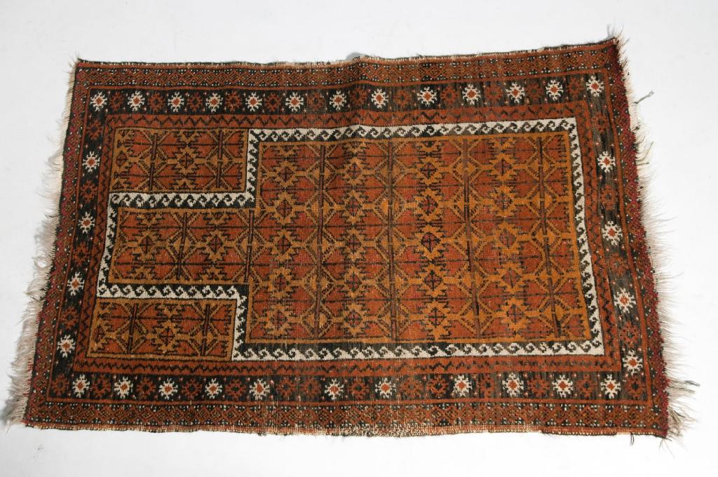 Appraisal: ANTIQUE BELOUCH PRAYER RUG m by m -