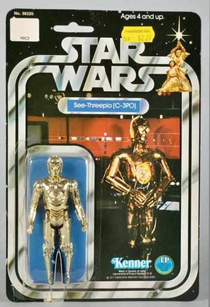 Appraisal: Star Wars C- PO Carded Figure Description Original price tag