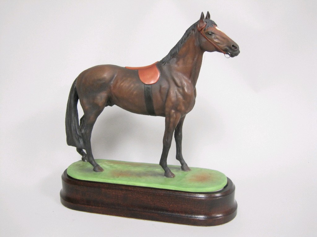 Appraisal: A Royal Worcester Japanese Racehorse 'El Condor Pasa' issued modeller