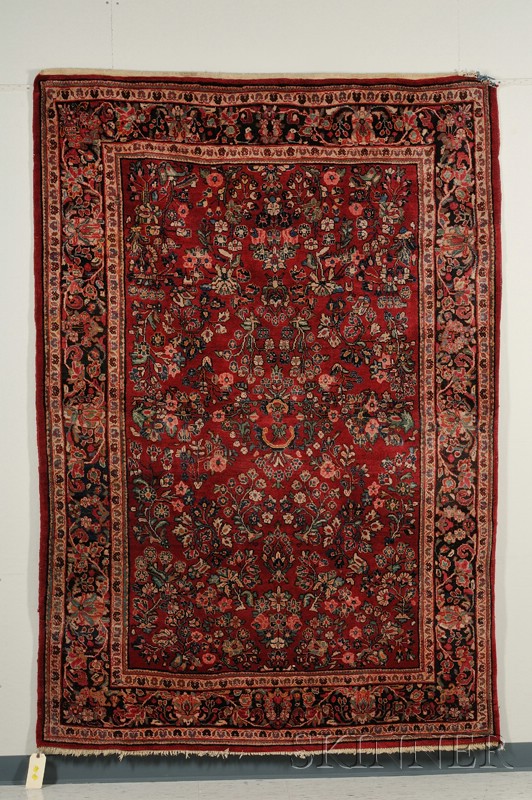 Appraisal: Sarouk Carpet West Persia second quarter th century spot of