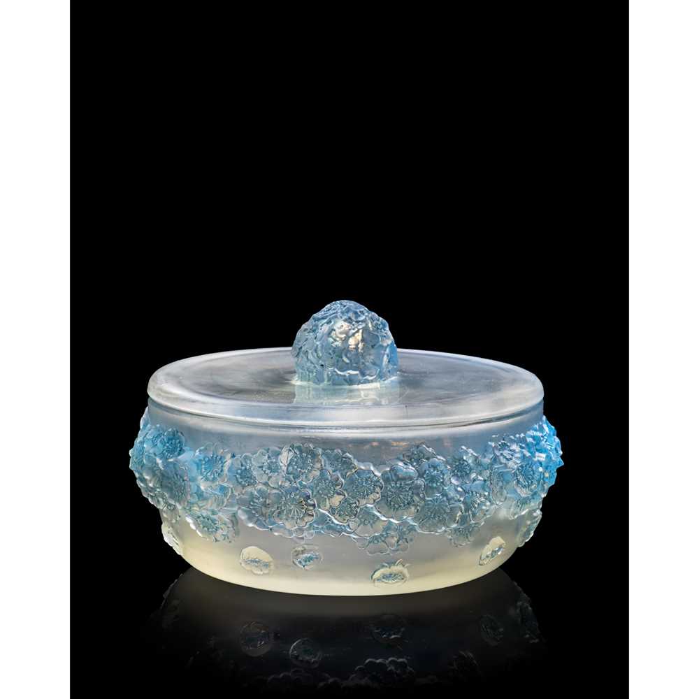 Appraisal: REN LALIQUE FRENCH - PRIMEV RES BOX NO designed opalescent